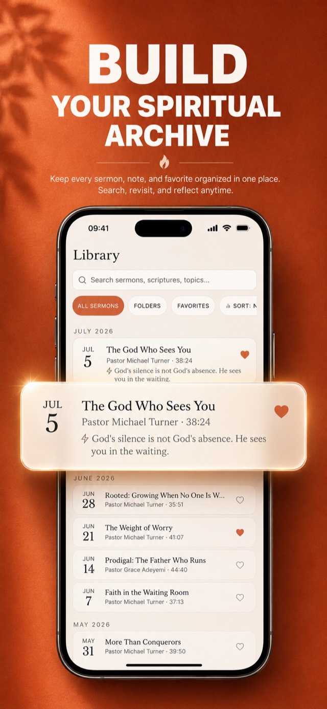 A searchable library of past sermons